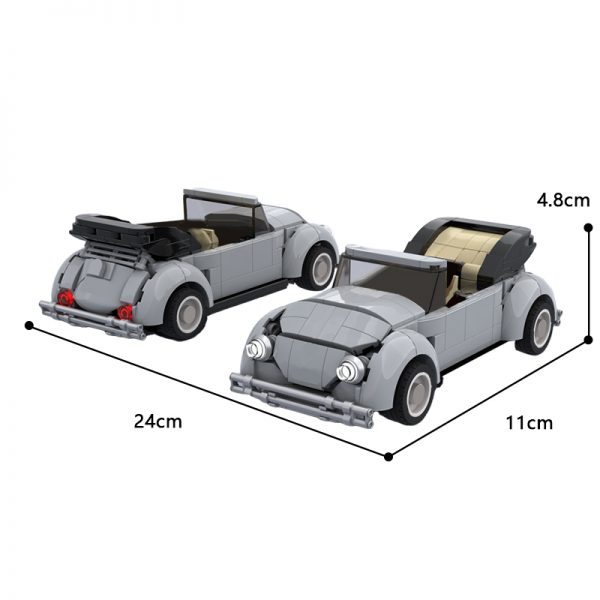 MOCBRICKLAND MOC 111807 79 VW Beetle Cabriolet 4