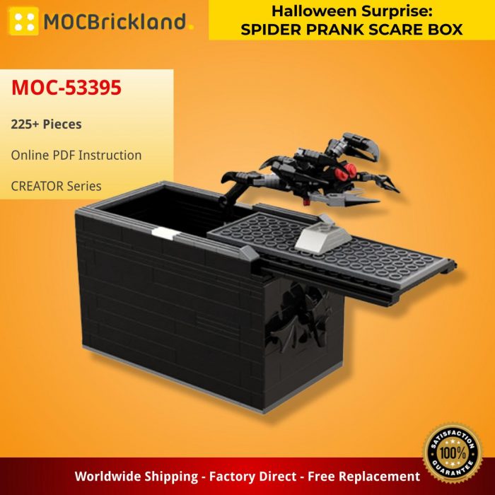 Creator MOC-53395 Halloween Surprise: SPIDER PRANK SCARE BOX MOCBRICKLAND