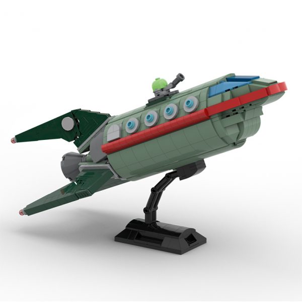 MOCBRICKLAND MOC 82707 Planet Express Ship 3