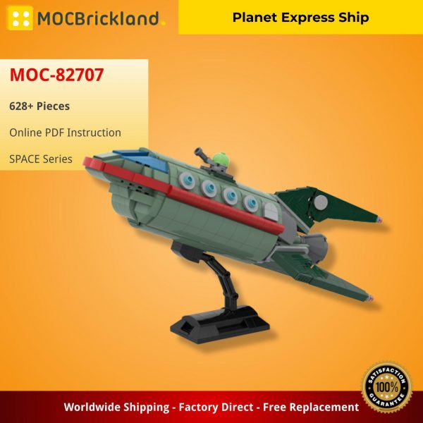 MOCBRICKLAND MOC 82707 Planet Express Ship