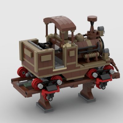 MOCBRICKLAND MOC 89590 Runaway Mine Train Scorpion Express 4