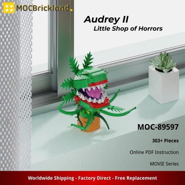 MOCBRICKLAND MOC 89597 Audrey II Little Shop of Horrors 1