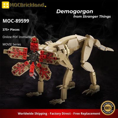 MOCBRICKLAND MOC 89599 Demogorgon from Stranger Things 2