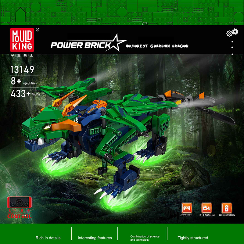Creator Mould King 13149 MK3 Power Forest Guardian Dragon