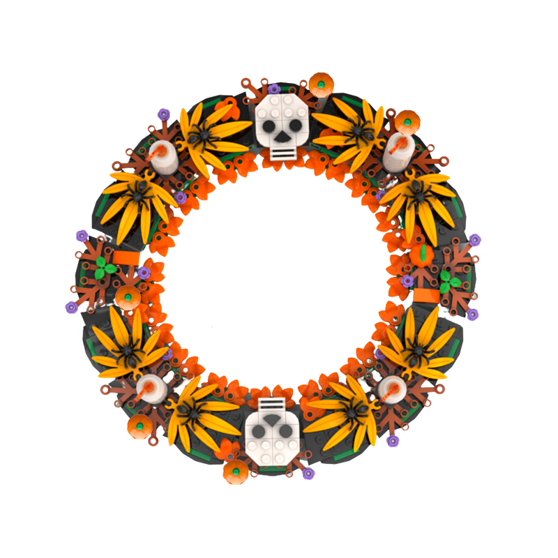 Creator MOC-88260 Halloween Wreath MOCBRICKLAND