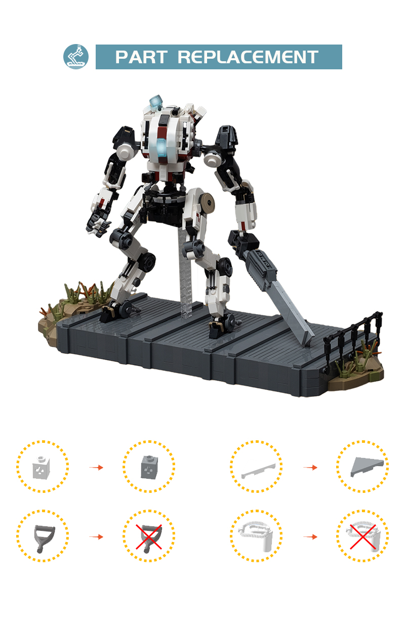 Creator MOC-89586 Ronin-Titanfall Class Titan MOCBRICKLAND