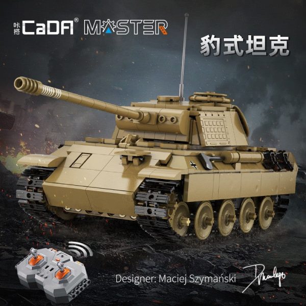 Military CADA C61073 RC WWII Classic Panther Tank 1