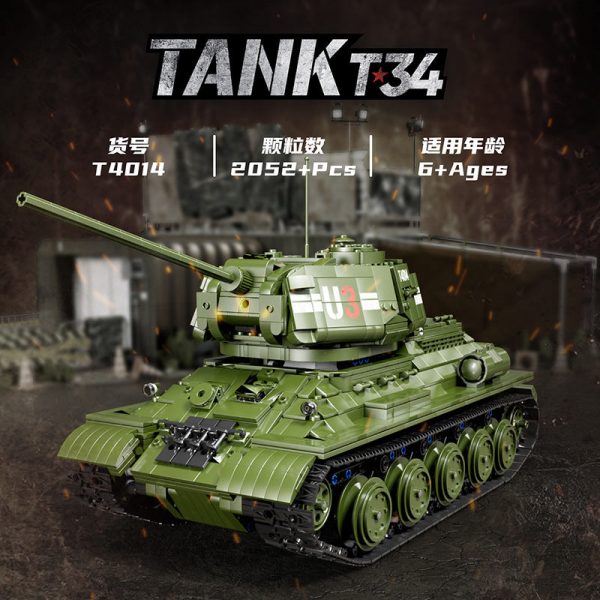 Military TGL T4014 RC Military Armed T34 Medium Tank 1