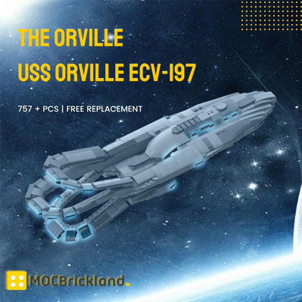 Movie MOC 117976 The Orville USS Orville ECV 197 MOCBRICKLAND