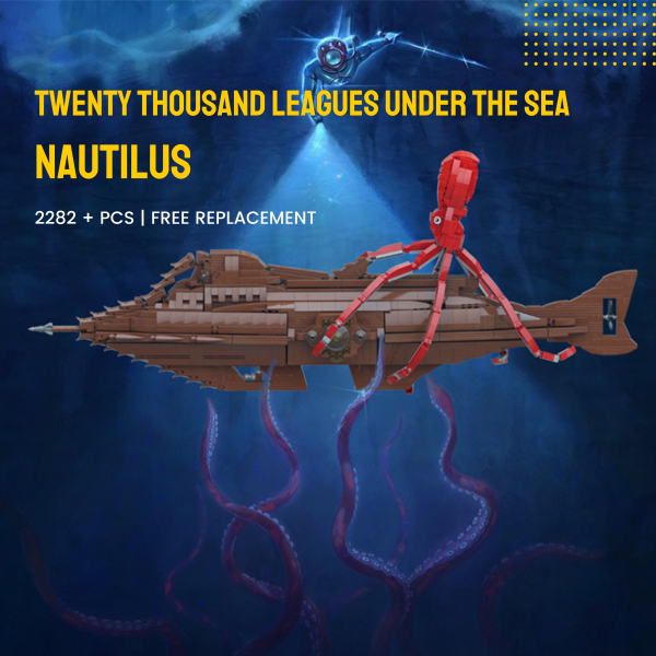 Movie MOC 89583 Twenty Thousand Leagues Under the Sea Nautilus MOCBRICKLAND