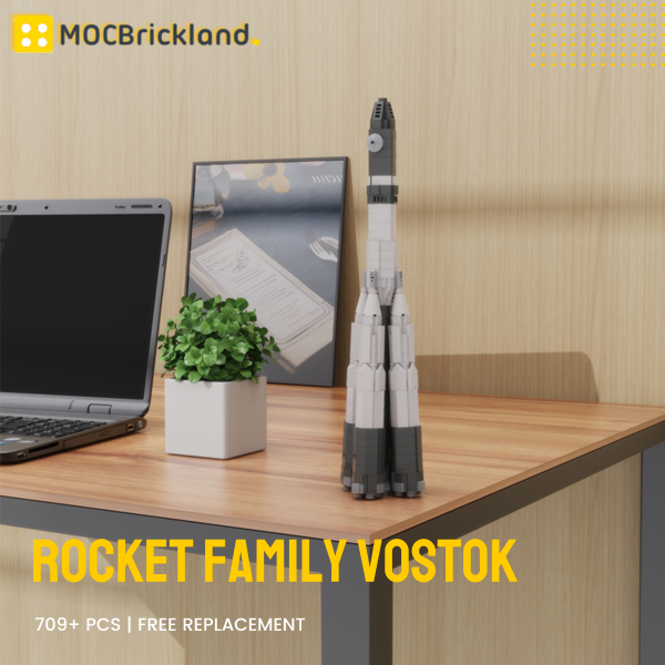 Space MOC 104017 Rocket Family Vostok MOCBRICKLAND
