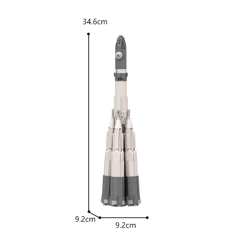 Space MOC-104017 Rocket Family Vostok MOCBRICKLAND
