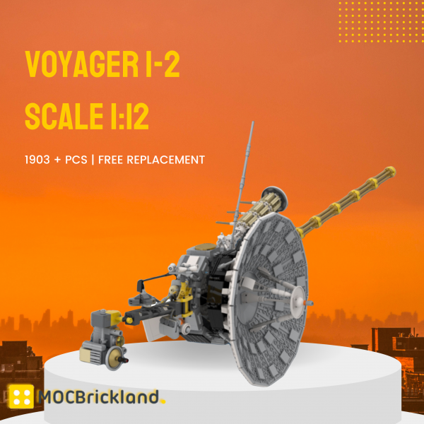 Space MOC 71157 Voyager 1 2 scale 112 MOCBRICKLAND 1