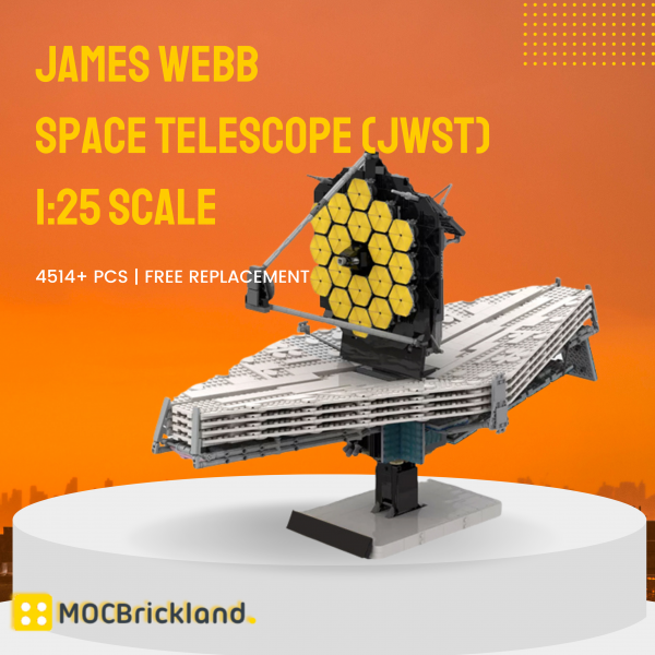 Space MOC 77613 James Webb Space Telescope JWST 125 Scale MOCBRICKLAND