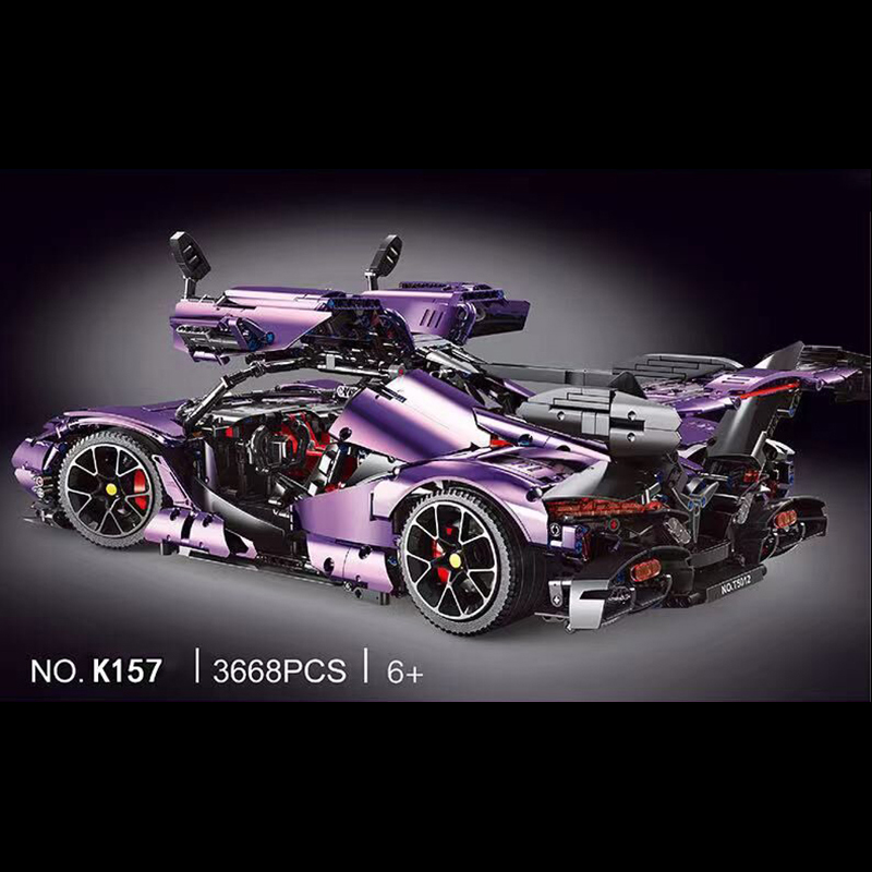 Technic 18K K157 1:8 Purple Gumpert Apollo IE Car
