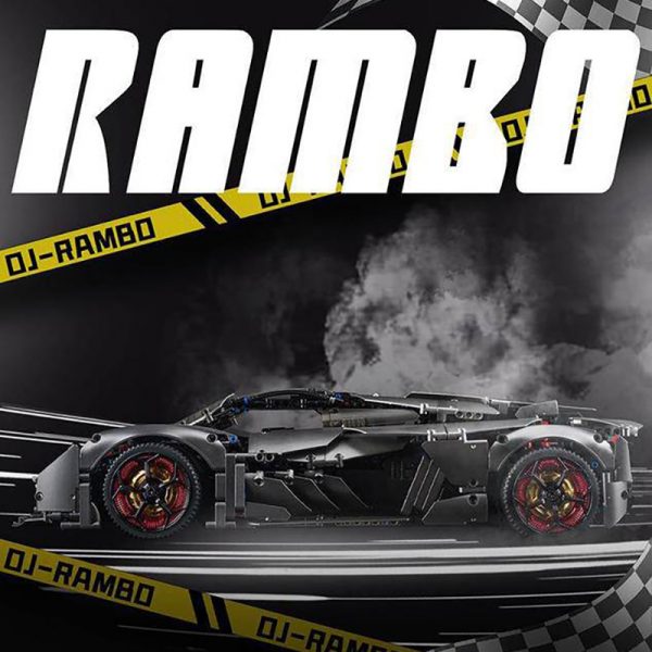 Technic K box 10246B Static Version 18 Terzo Millennio DJ Rambo Sports Car 4