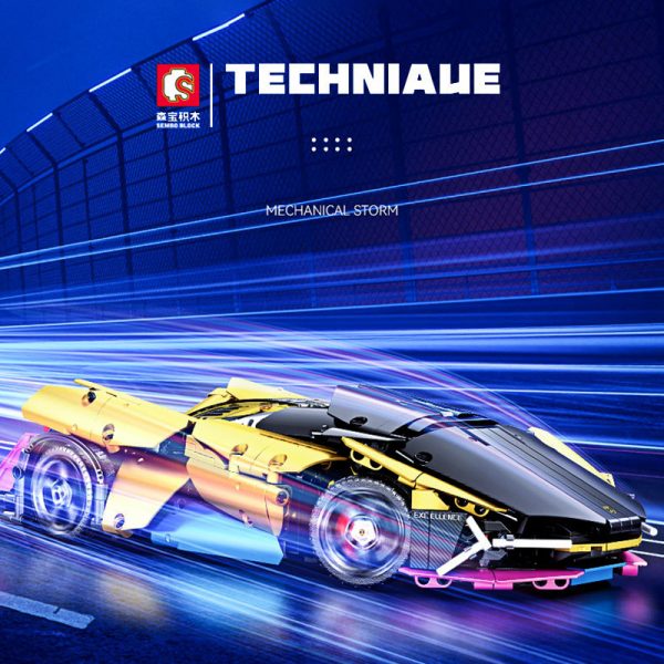 Technic SEMBO 701924 114 TECHNIAUE Sports Car 1
