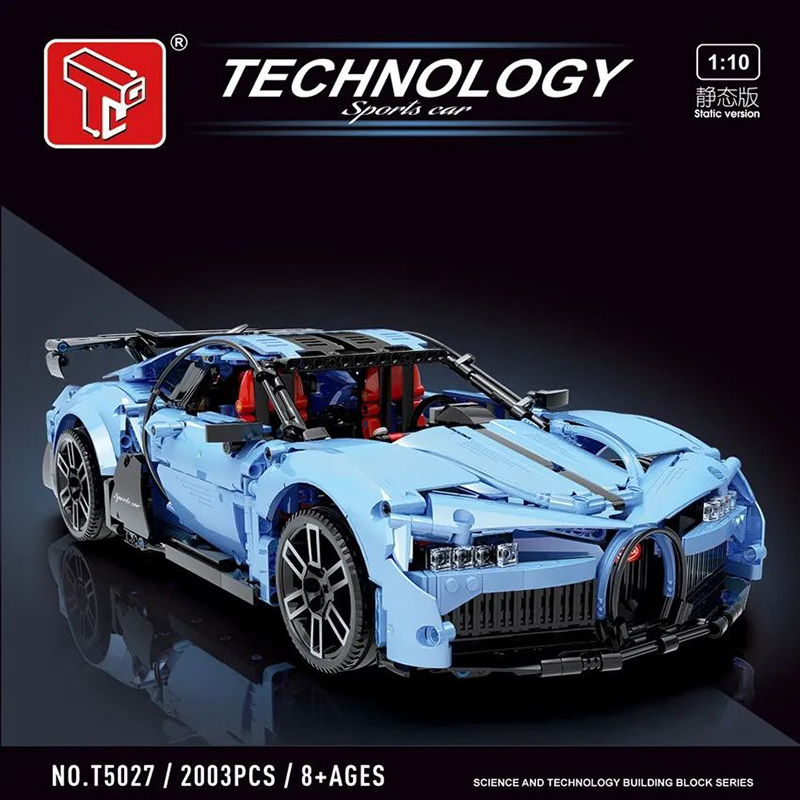 Technic TAIGAOLE T5027A 1:10 Blue Bugatti Sports Car