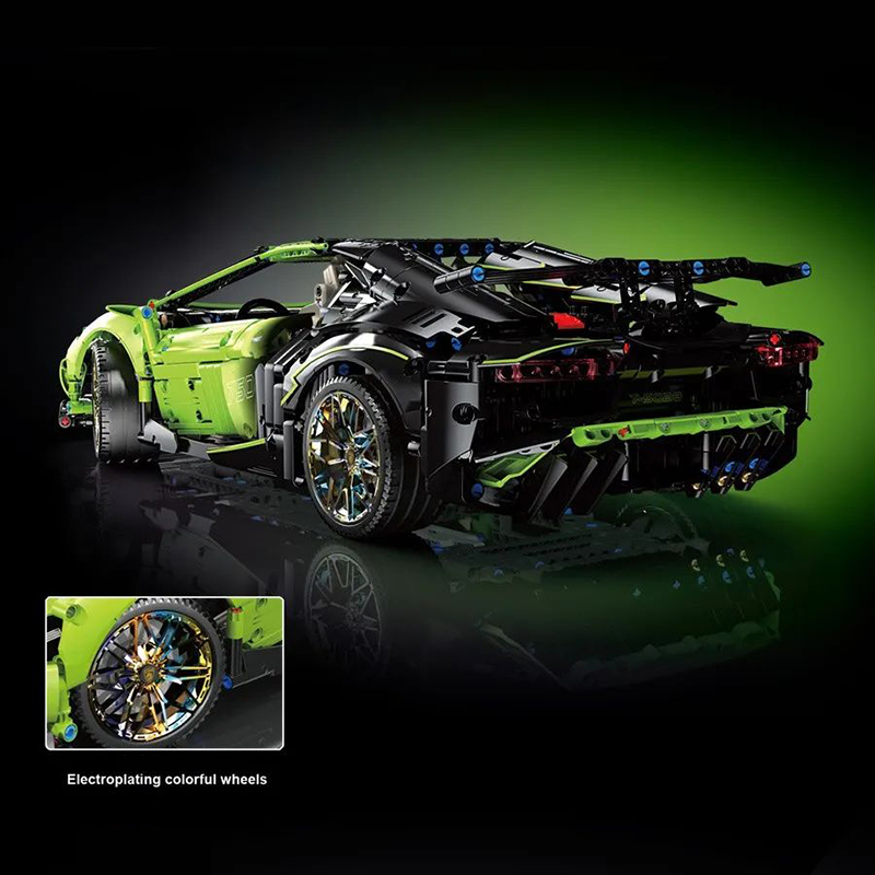 Technic TAIGAOLE T5028 1:10 Green Sports Car 3 Technic TAIGAOLE T5028 1:10 Green Sports Car