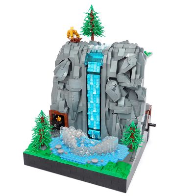 Creator MOC 117747 Working Waterfall without PF MOCBRICKLAND 2