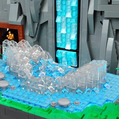 Creator MOC 117747 Working Waterfall without PF MOCBRICKLAND 3