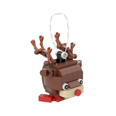 Creator MOC 89588 Christmas Reindeer Ornament MOCBRICKLAND 2