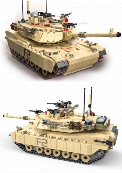 Military JIE STAR 61041 M1A2 Abrams Main Battle Tank - LEPIN™ Land Shop