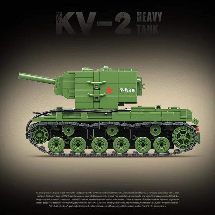 Military Quan Guan 100239 KV-2 Heavy Tank