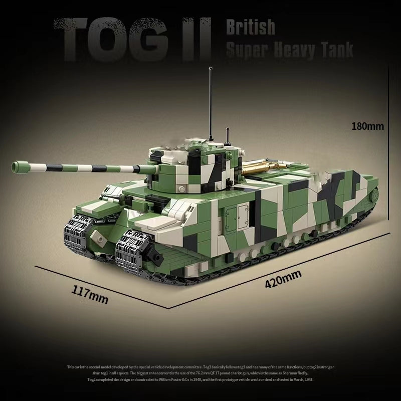 Military Quan Guan 100241 TOG II British Super Heavy Tank