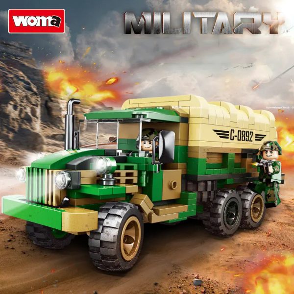 Military WOMA C0892 Static Version Soldier Truck 1