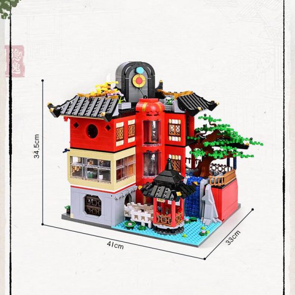 Modular Building Keeppley K18003 New Chinese Style Streetscape 6