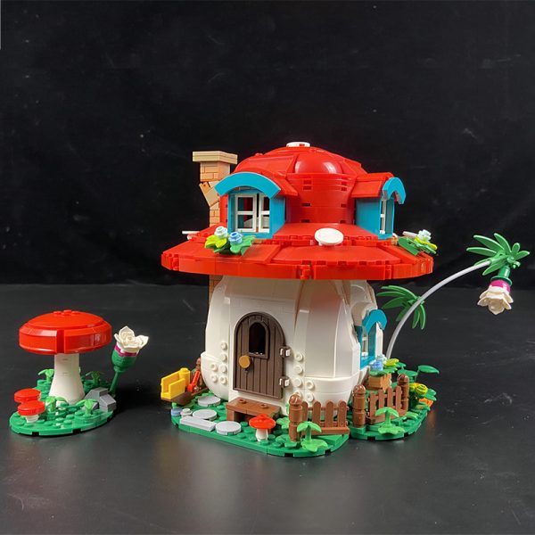 Modular Building MOC 89584 Mushroom House MOCBRICKLAND 12