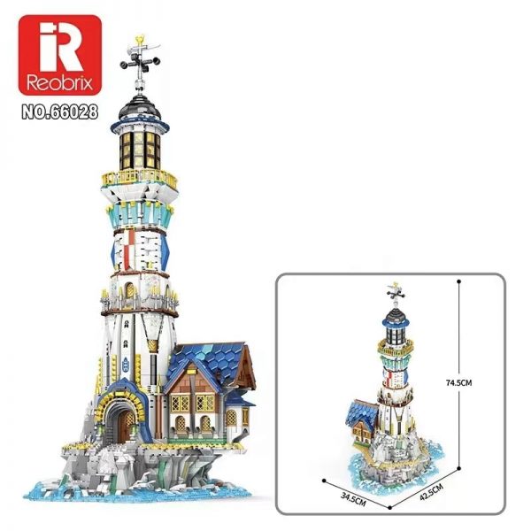 Modular Building Reobrix 66028 Medieval Lighthouse 2