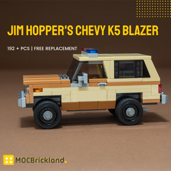 Movie MOC 118520 Jim Hoppers Chevy K5 Blazer MOCBRICKLAND