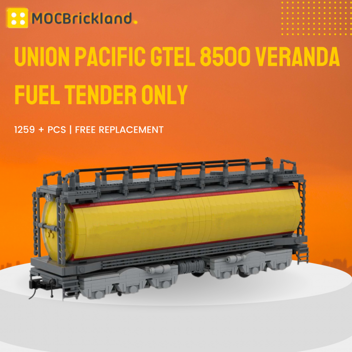 Technic MOC-118322 Union Pacific GTEL 8500 Veranda Fuel Tender Only MOCBRICKLAND