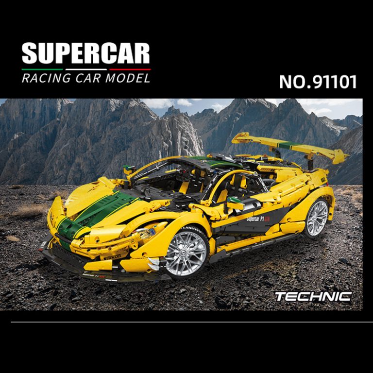 Technic JIESTAR 91101 Yellow McLaren Sports Car