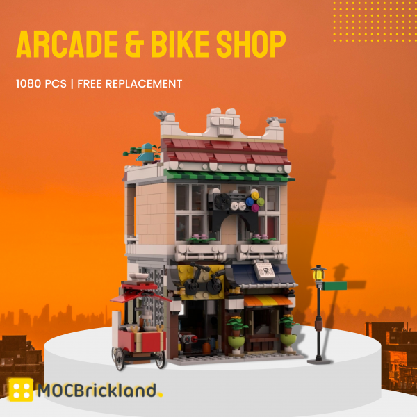 Arcade Bike Shop Street View MOC 113969