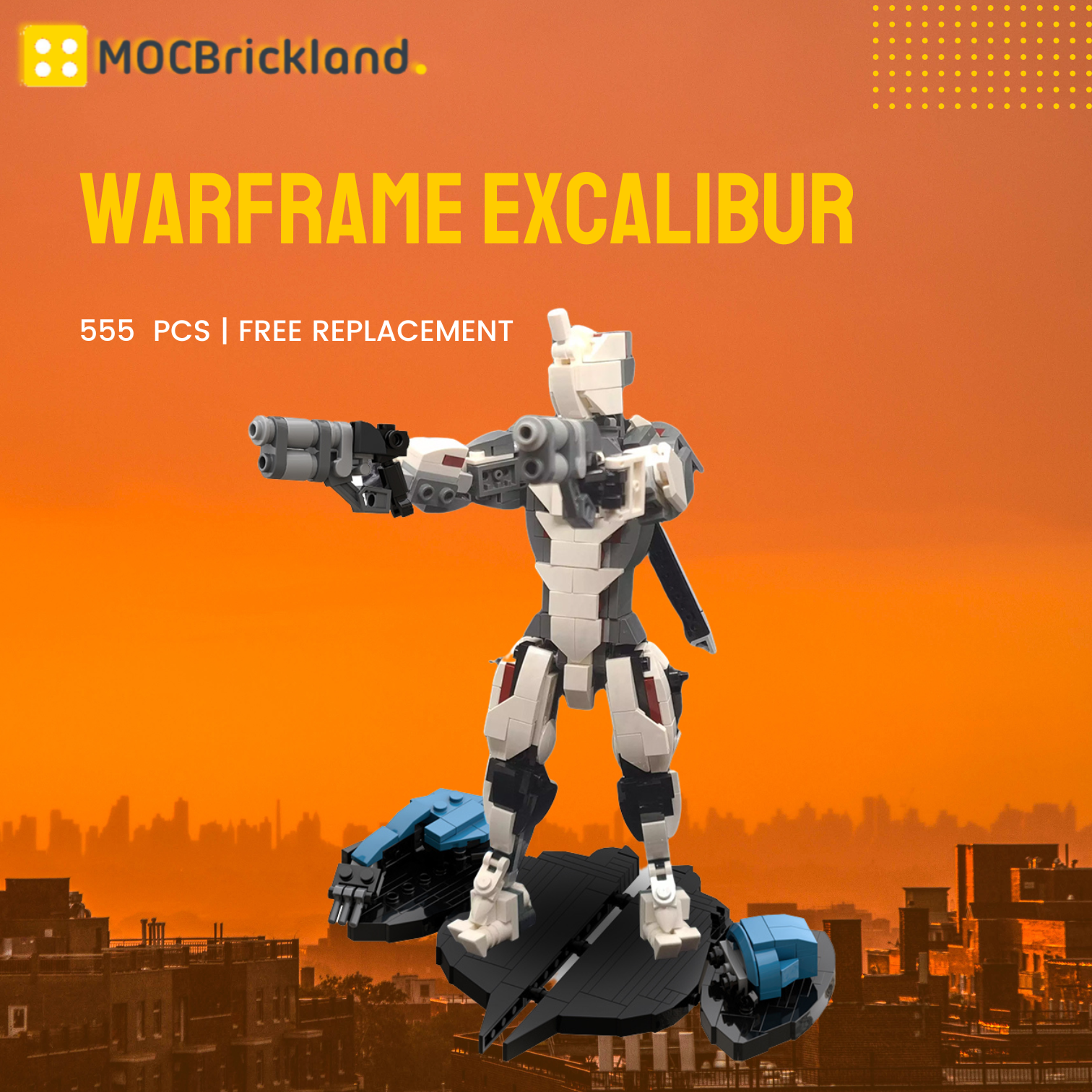 Creator MOC-117327 Warframe Excalibur MOCBRICKLAND