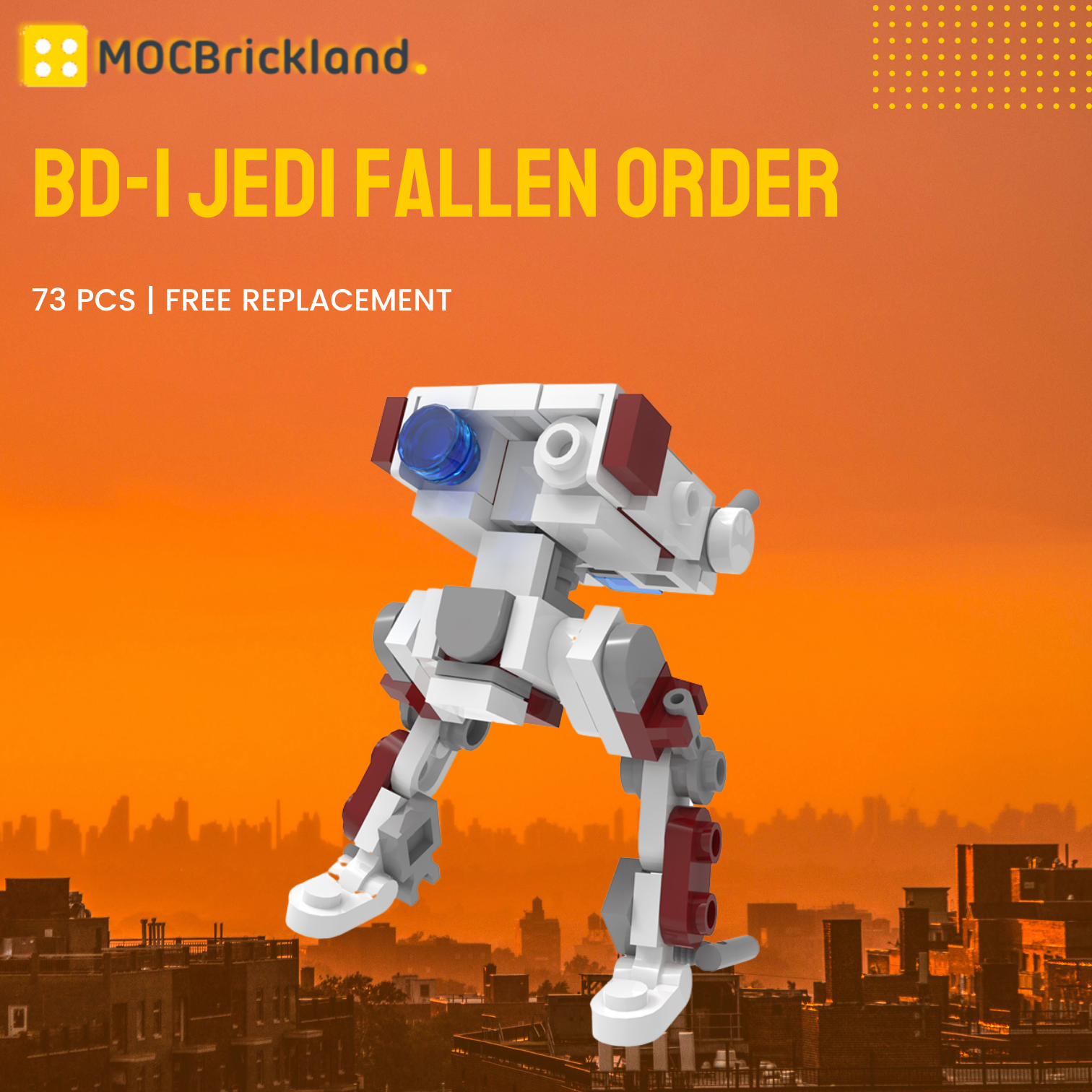 Star Wars MOC-89569 BD-1 Jedi Fallen Order MOCBRICKLAND