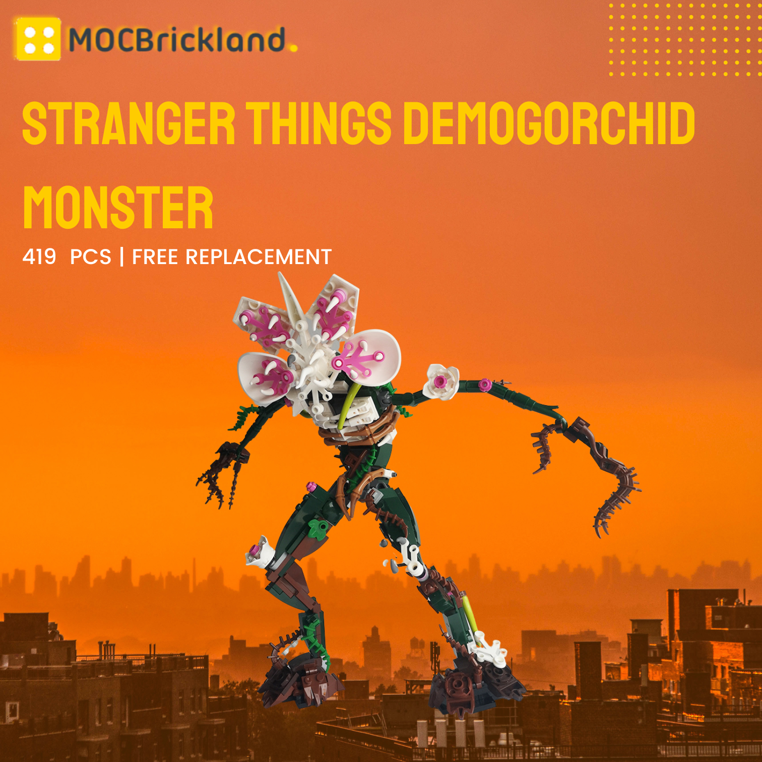 Creator MOC-89568 Stranger Things Demogorchid Monster MOCBRICKLAND