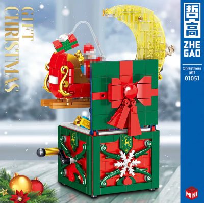 Creator ZHEGAO 01051 Merry Christmas Gift Box 4
