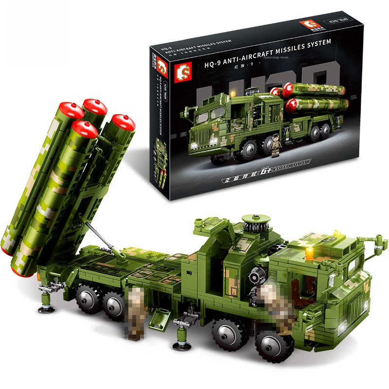 Military SEMBO 105768 HQ-9 Anti-Aircraft Missiles System