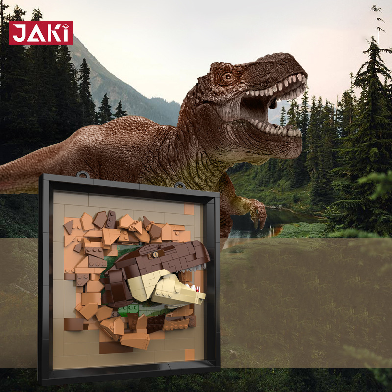 Creator JAKI JK5301 JK5302 Dinosaur Painting Hanging Tyrannosaurus