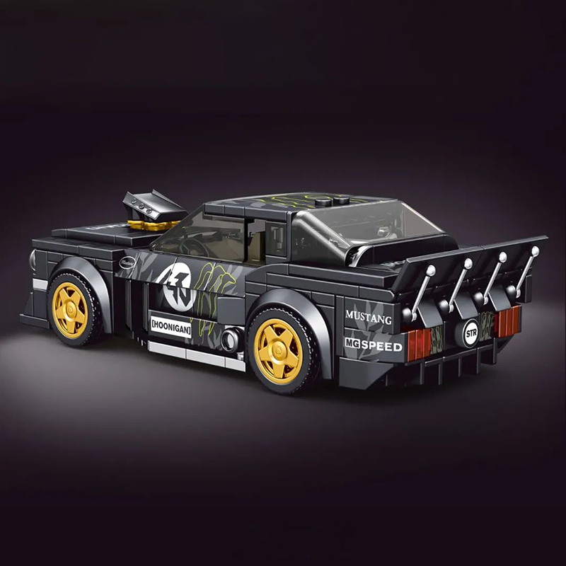 Technic MOULD KING 27024 Speed Champions 1965 Mustang Racers Car 