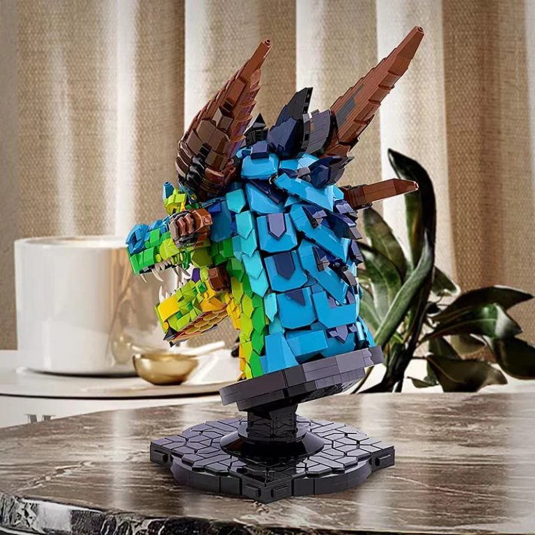 Creator MOC 0088 Colorful Dragon Head MOCBRICKLAND