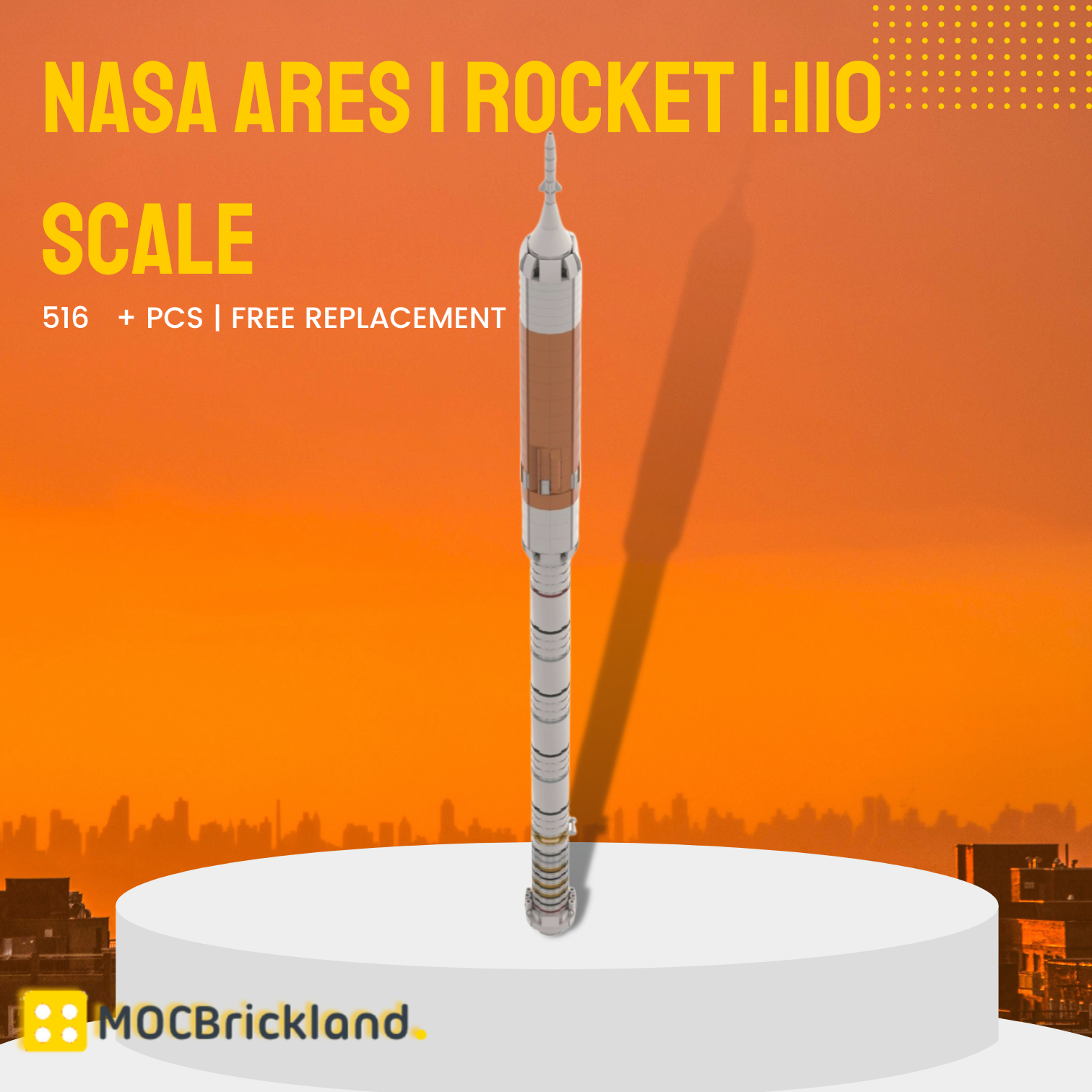 Space MOC-101792 NASA Ares I Rocket 1:110 Scale MOCBRICKLAND