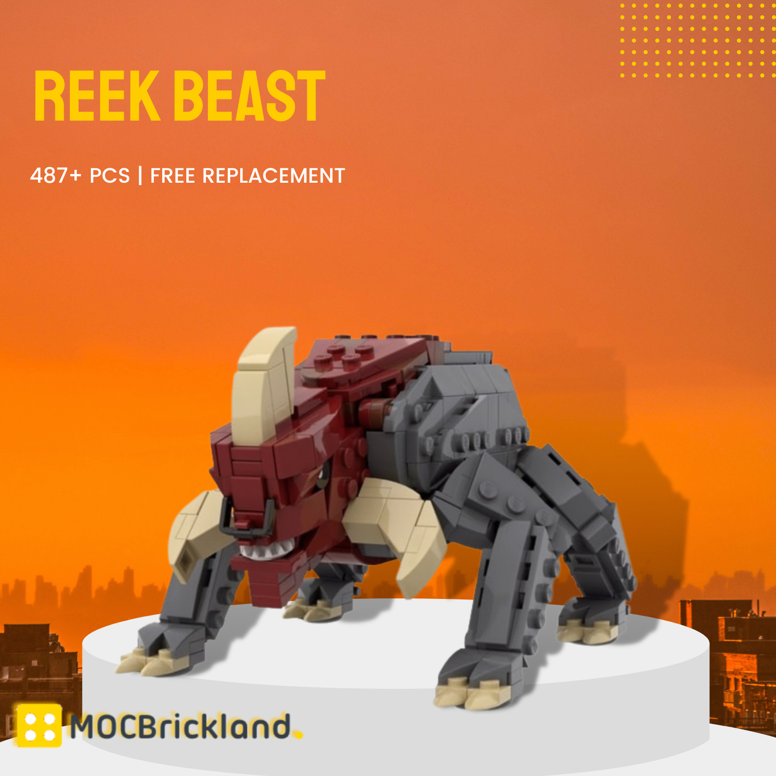 Star Wars MOC-113817 Reek Beast – From Petranaki / Geonosian Arena MOCBRICKLAND