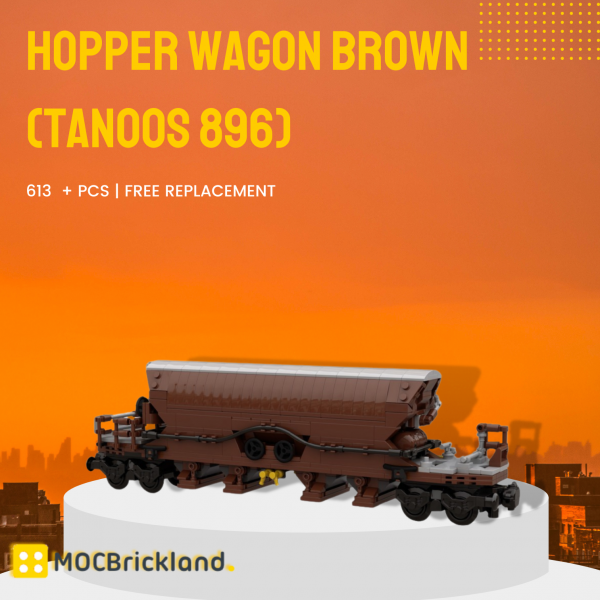 MOC 123192 Hopper wagon brown Tanoos 896 5