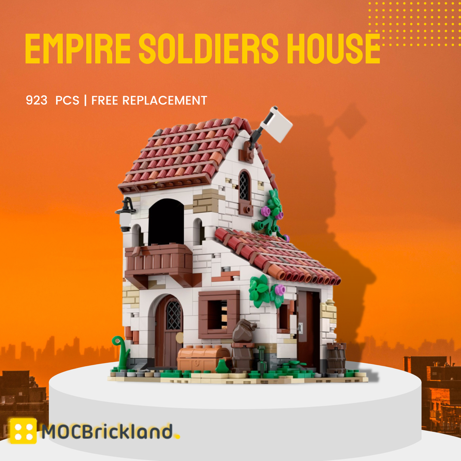 Modular Building MOC-124049 Empire Soldiers House (Pirates Series #1) MOCBRICKLAND