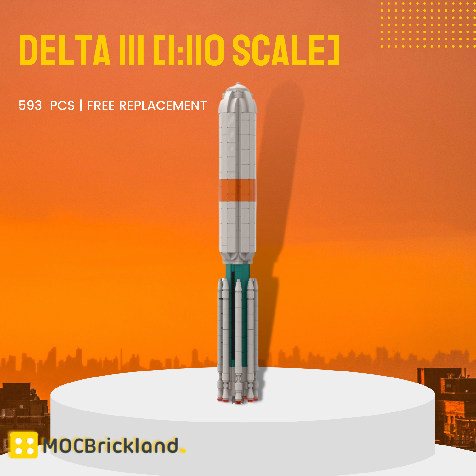 Space MOC-71855 Delta III [1:110 Scale] MOCBRICKLAND